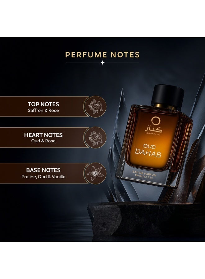 kenaz KÉNAZ OUD DAHAB Unisex Oriental 100ML EDP - Image 3